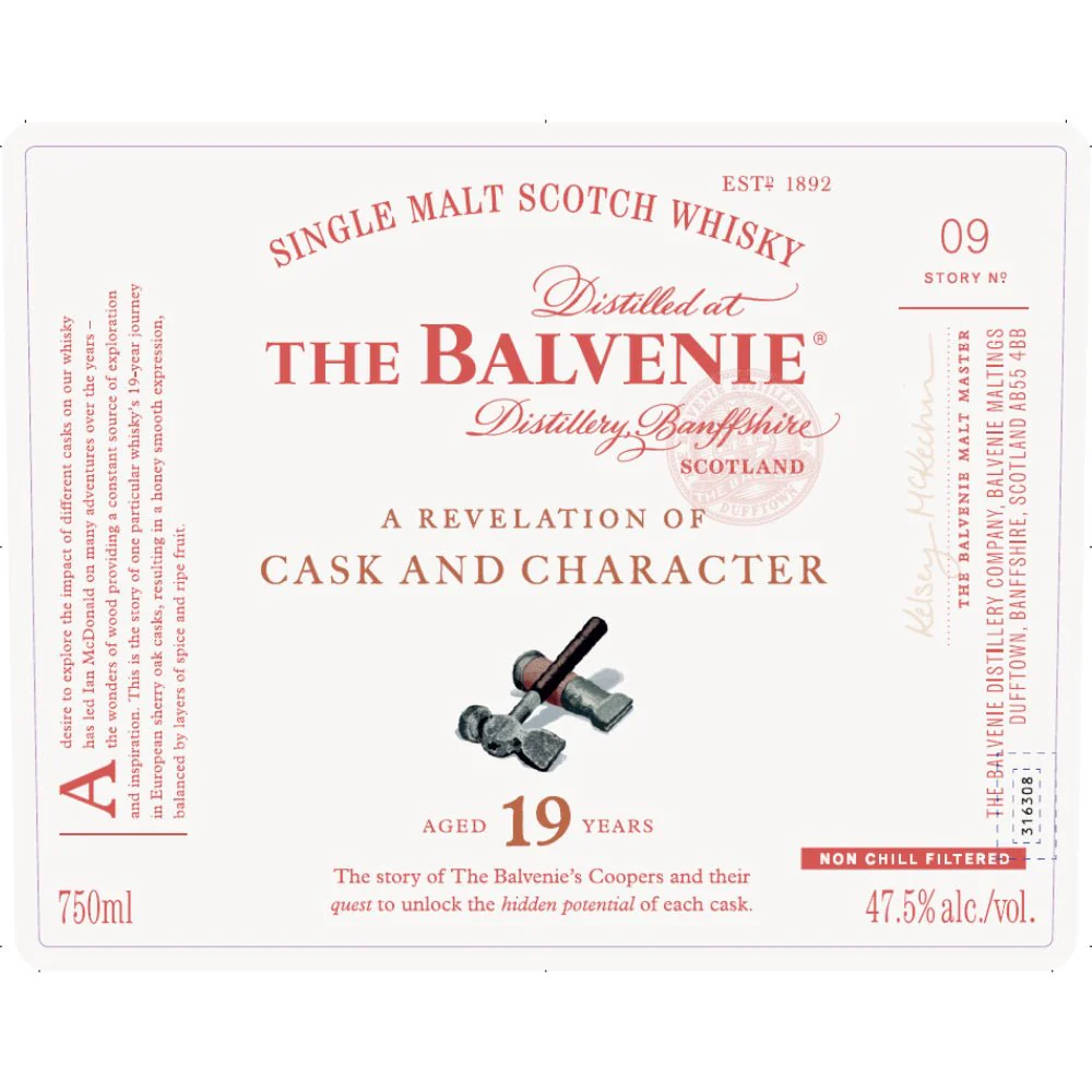 BALVENIE 19 A REVELATION OF CASK AND CHARACTER